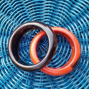 Chunky Plastic Bangle Bracelets